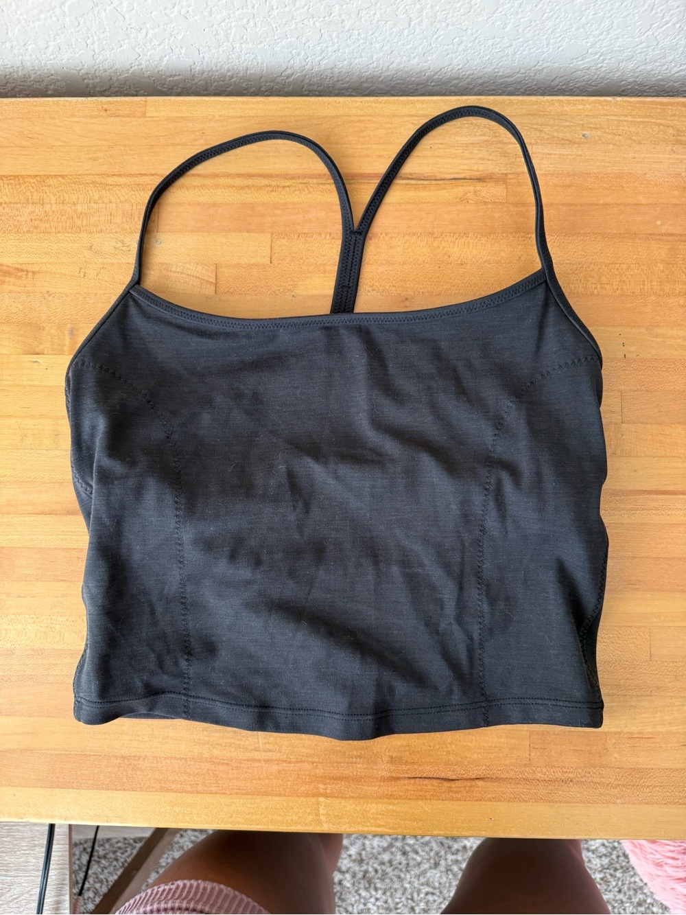 Vitality Black / Charcoal Women's Tank Top - Sleek Strappy Crop